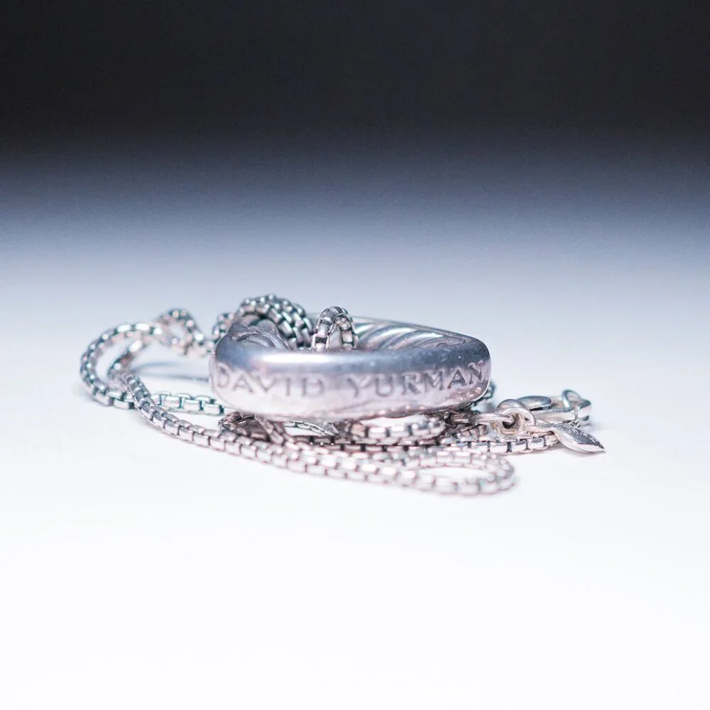 David Yurman Cable Heart Necklace - Picture 6 of 8